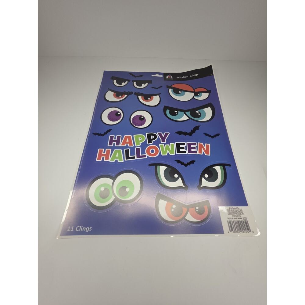Halloween Window Clings Decals Spooky Eyes Window Stickers New